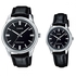 Casio Couple Watch [MTP-LTP-V005L-1A] Leather Band