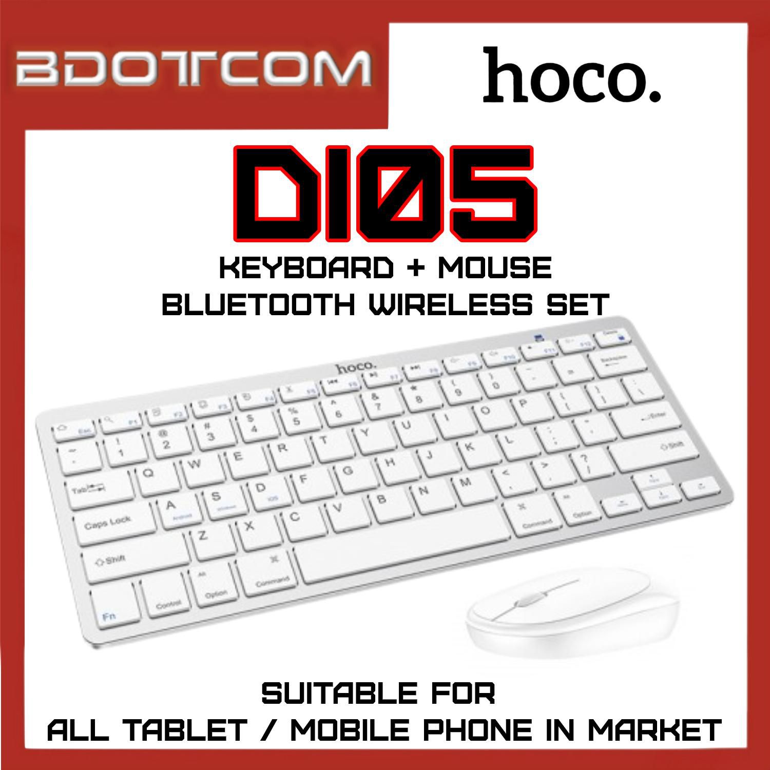 Hoco DI05 Bluetooth Wireless Keyboard + Wireless Mouse Set