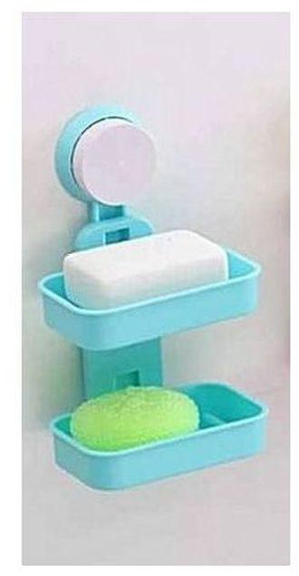 Double Layer Soap Box Wall Mount Soap Case Holder