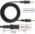HCFeng 3 Pole 3.5mm Audio Cable 3.5mm Stereo Male to Male Extension Audio Cable Cord 3.5mm Jack Stereo Audio Cable for Microphones, Smartphone Headphones Stereo[1.5m/4.9ft/2pack-M/M]