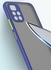 غطاء خلفي شفاف غير لامع من السيليكون لهاتف Xiaomi Poco M4 Pro 5G أزرق