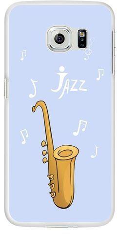 Bluelans Fashion Jazz Saxophone Phone Case Cover For Samsung Galaxy S6 (1#)