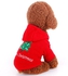 Generic Home-Warm Christmas Dog Coat Bright Red Puppy Jacket Autumn Winter Pet Dog Clothes*Red