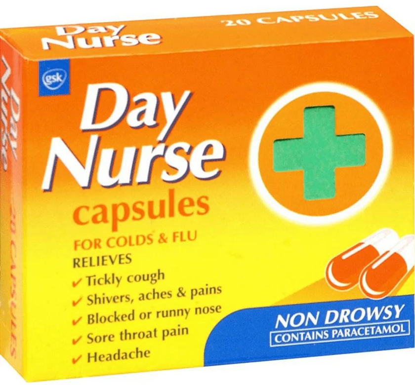 Day Nurse Capsules For Common Cold and Flu 20s
