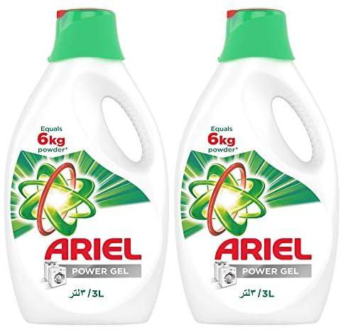 Ariel Automatic Liquid Gel, Original Scent, Ariel Liquid Detergent, Stain-free Clean Laundry, Pack of 2 x 3L