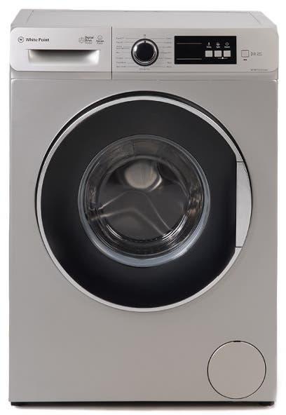 Get White Point WPW71015DSWS Fully Automatic Washing Machine, Inverter,Front Loading, 7 Kg, 1000 Rpm - Silver with best offers | Raneen.com