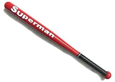 Beech wood baseball bat - Superman - red - 80 cm