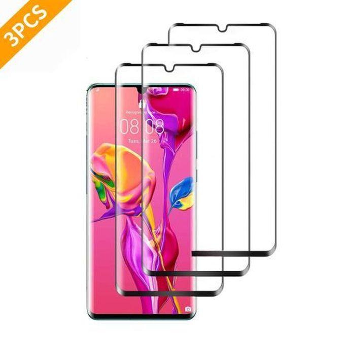 Nano Gelatin Curved Screen Protector For Huawei P30 Pro - Clear/Black - 3 Pcs