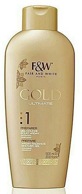 Fair & White Gold Argan Radiance Shower Gel 1000ml
