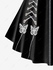 Plus Size 3D Crisscross V-Neck Butterfly Lace Up Print Short-Sleeved T-Shirt - M | Us 10
