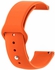 سوار سيليكون ناعم متوافق مع كل الساعات بقياس 20مم - برتقالي For All Watches 20mm