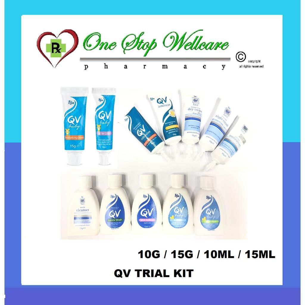 QV Trial Kit 10g / 15g / 10ml / 15ml