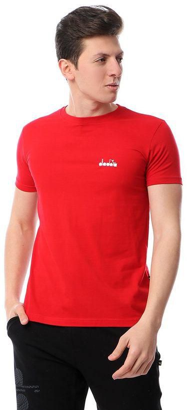 Diadora Men Basic Round Cotton T-shirt - Red