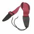 OSS Guitar Strap with Leather Ends (Burgundy)