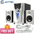 OFFER ON Amtec Sub Woofer System Bluetooth 2.1CH + Free 4 Way Ext  Speaker Systems
