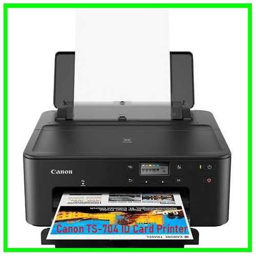 Canon Pixma Ts-704 Wireless Paper +CD + ID Card Printer