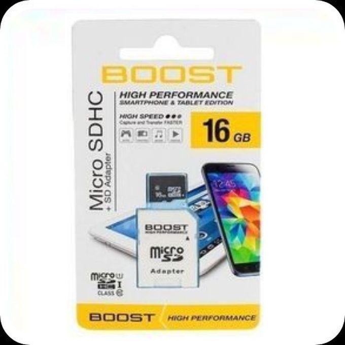 Boost Up Micro SD - Boost Memory Card 16GB