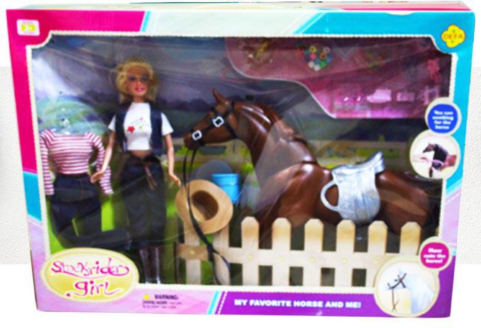 As Seen on TV Defa Lucy Horse Riding Doll