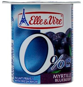 Elle & Vire Blueberry Yogurt 0.1% - 125 g