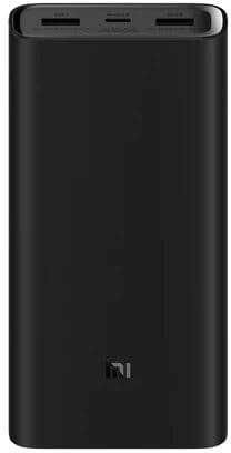 Get Xiaomi Power Bank, 20000 Mah, Type C, 50 Watt - Black with best offers | Raneen.com