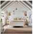 HEMNES Bed frame, white stain/Lindbåden, 180x200 cm - IKEA