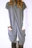 The Grey Open Front Pullover Tunic