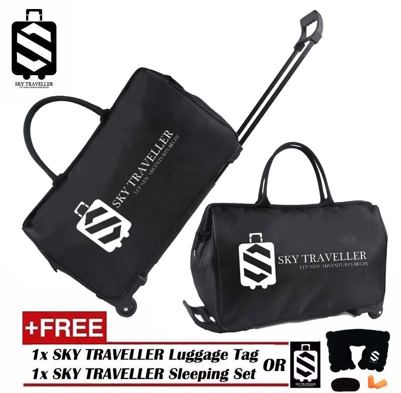 SKY TRAVELLER SKY301 Trolley Travel Bag Casual Luggage 60cm x 22cm x 35cm