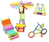 Puzzle Toys Interlocking Plastic Creative Building Blocks - 3D Puzzle - 200 Grams