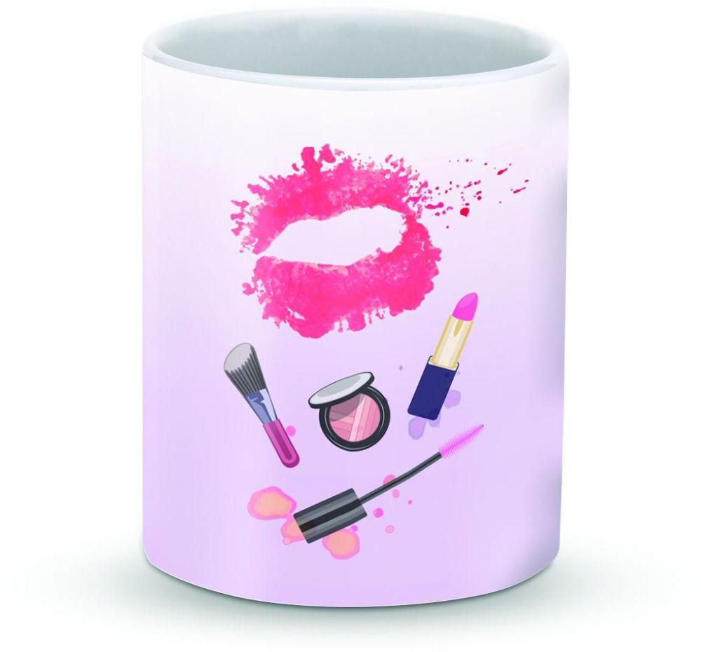 Stylizedd Mug - Premium 11oz Ceramic Designer Mug - Makeup Kit
