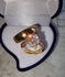 Brazilian Tutu Gold Plated Wedding Ring Set