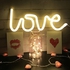 كياو في لافتات الحب النيون باضاءة LED للديكور - ديكور للحائط/ديكور الطاولة لحفلات الزفاف وغرفة الاطفال وغرفة المعيشة والمنزل والحانة والفندق والشاطئ والترفيه (ابيض دافئ)