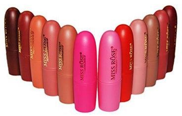 12-Piece Long-Lasting Matte Lipstick Set Multicolour