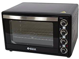 Techno Best Electric Oven with Convection Function, 60 Liter Capacity, Black