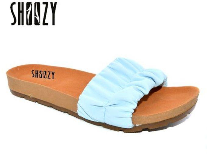 Shoozy Shoozy Flat Slippers -Blue