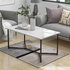 Coffee Table, 120 cm, Black/White - AFC92A