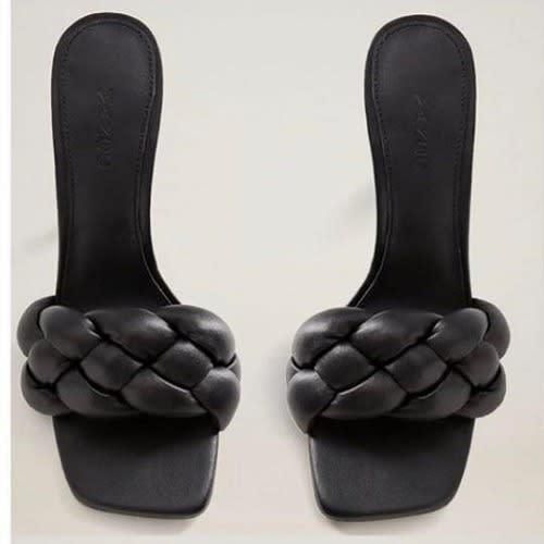 Ladies' Heeled Slippers 4 - Black