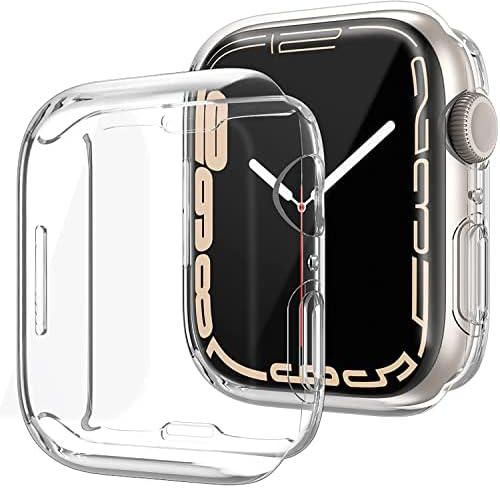 Apple watch series 7 45mm soft slim fit tpu case cover anti-scratch shockproof case