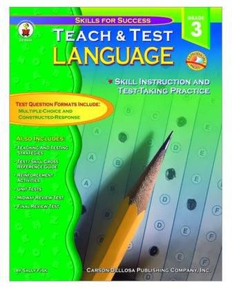 Teach And Test Language: Grade 3 paperback english - 37438.0