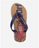 Quick Surf Casual Printed Slipper - Navy Blue