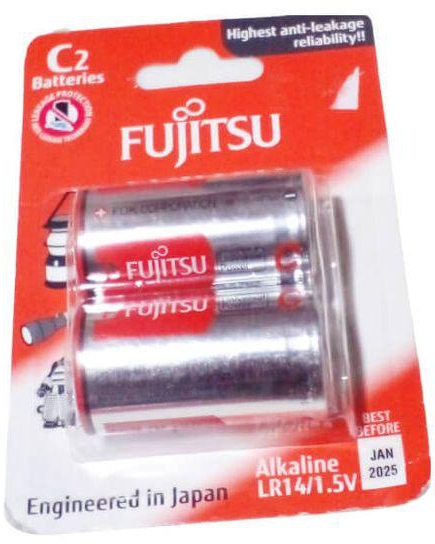 Fujitsu C Type Long Lasting Alkaline Battery - C2 Universal - LR14