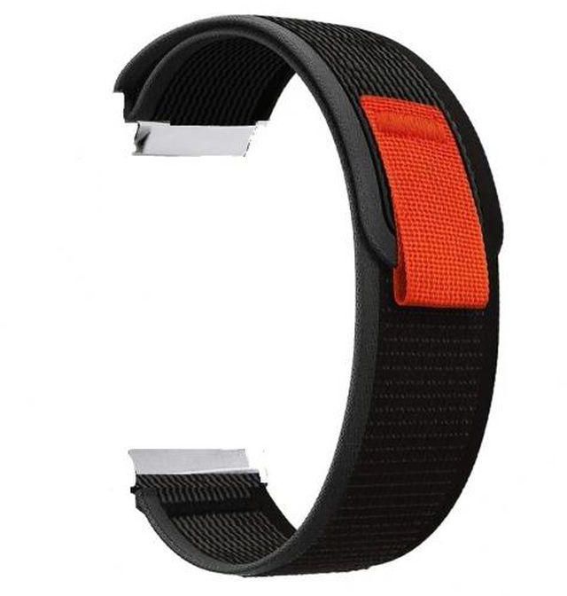 20mm Oraimo Tempo S2 OSW-11N- Smart Watch Trail Loop Nylon Bracelet (Black-Gray)
