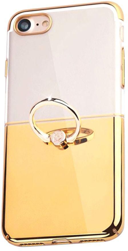 Protective Case Cover With Ring Holder For Apple iPhone 7/8 Gold