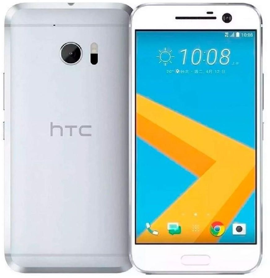 Renewed - HTC 10 Single SIM Mobile Phone, 3 GB RAM, 32 GB - Silver | 12160