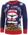 Christmas Santa Claus Pattern Pullover Sweater - Xl