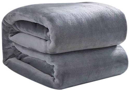 Generic Solid Soft Living Room Bedroom Blanket Sofa Bed Baby