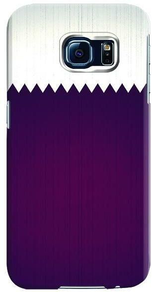 Stylizedd Samsung Galaxy S6 Premium Slim Snap case cover Matte Finish - Flag of Qatar