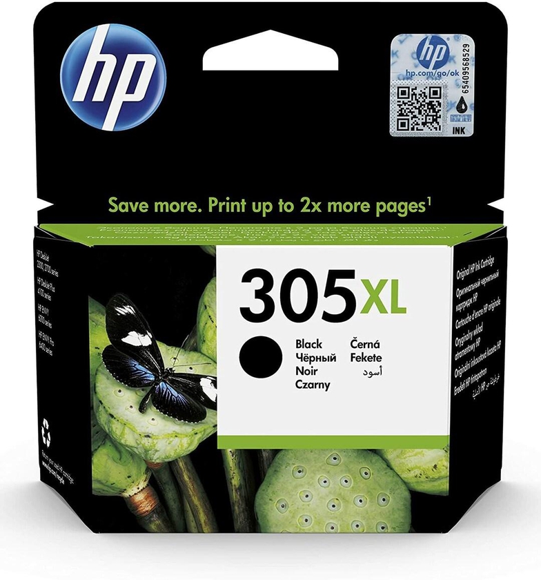 HP 305Xl High Yield Black Original Ink Cartridge, 3Ym62Ae