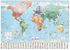 Collins World Maps Wall Chart Poster Geographical Atlas