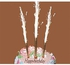 6 Pieces Spark Birthday Cake Candles 10cm - Multi Color