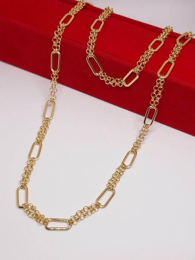 RA accessories Women Set Necklace& Bracelet Of Chinese Gold Elegant Design